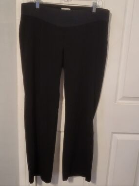 Three Seasons Maternity Black Wide Leg Pull-On Pants